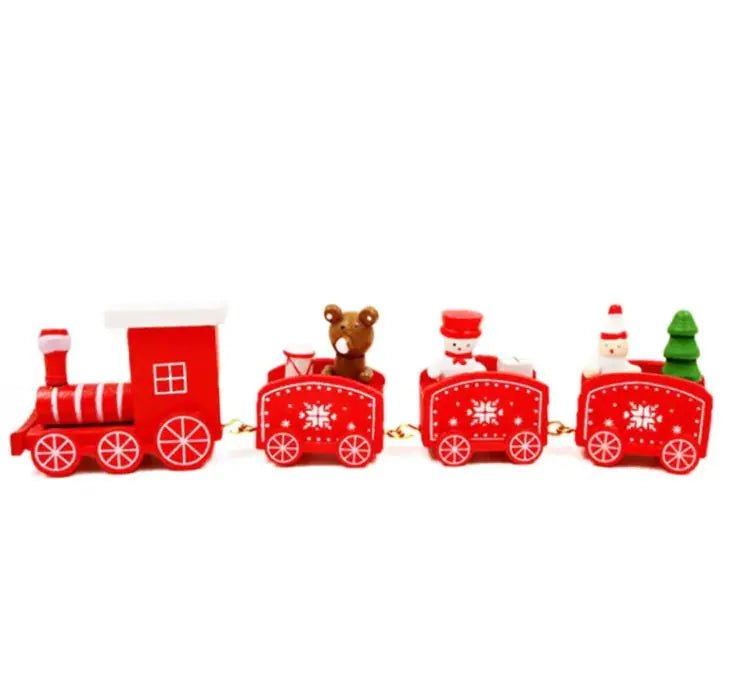 Christmas Ornament Wooden Train - M&O supplier