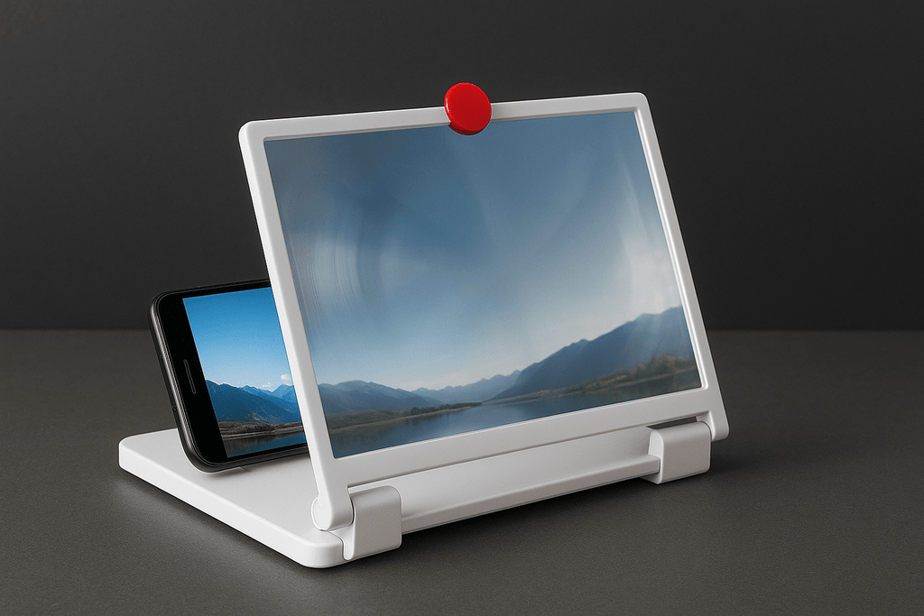 Pull - Out Phone Screen Magnifier with Foldable Stand - M&O supplier