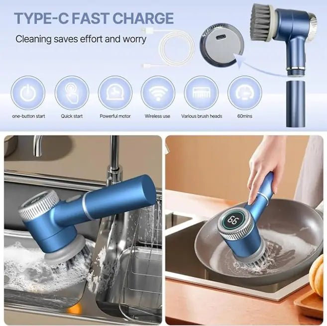 5 in 1 Electric Cleaning Brush - M&O supplier
