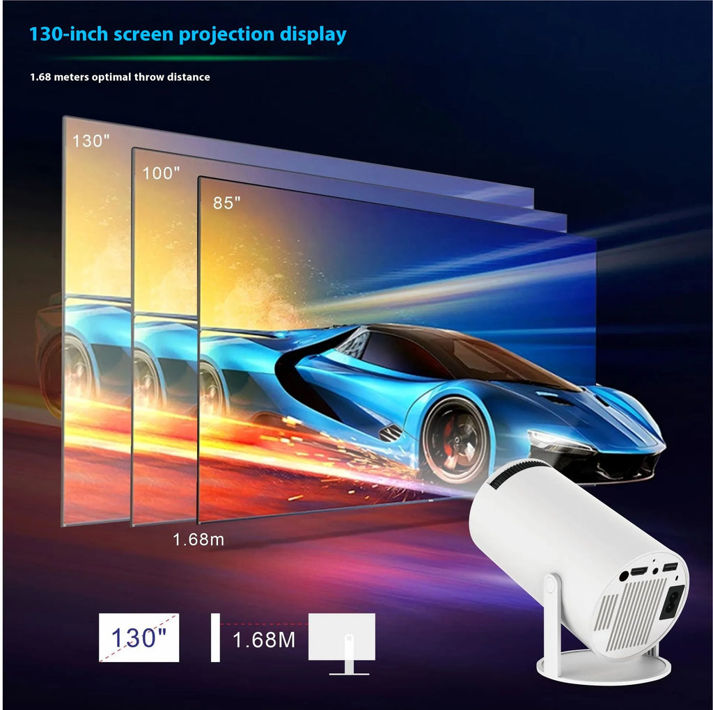 HY300 Pro Projector Home Theater Entertainment Portable Small Projector - M&O supplier
