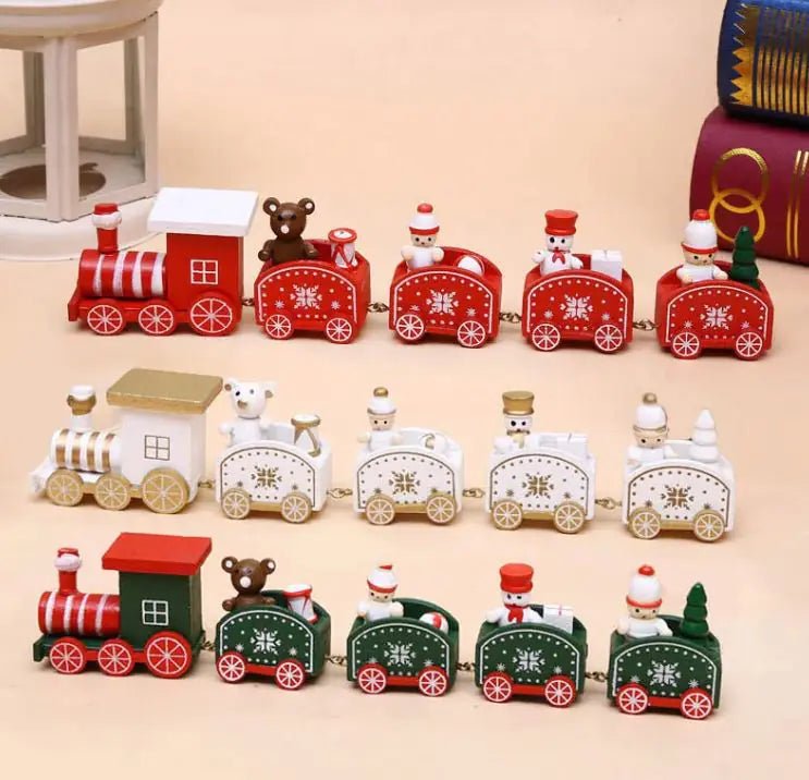 Christmas Ornament Wooden Train - M&O supplier
