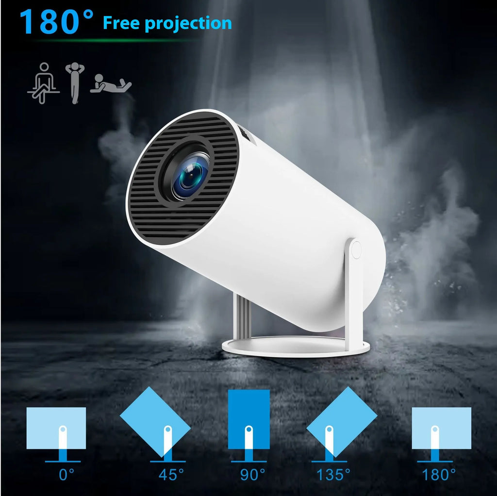 HY300 Pro Projector Home Theater Entertainment Portable Small Projector - M&O supplier