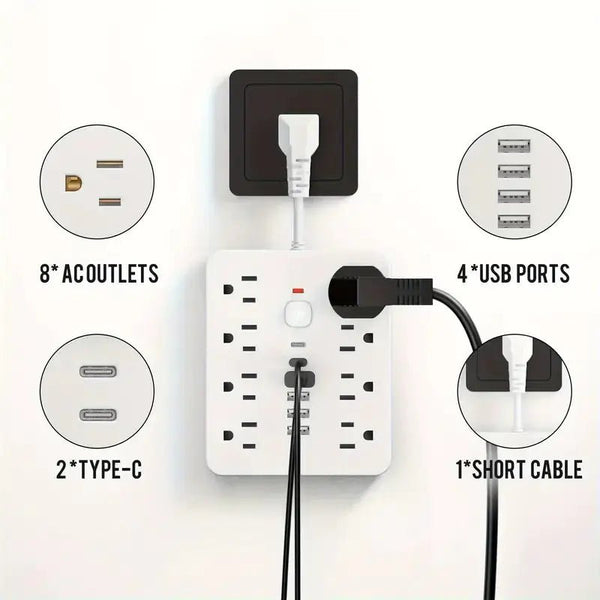 Standard 14 - in - 1 Multi - functional Power Strip - M&O supplier