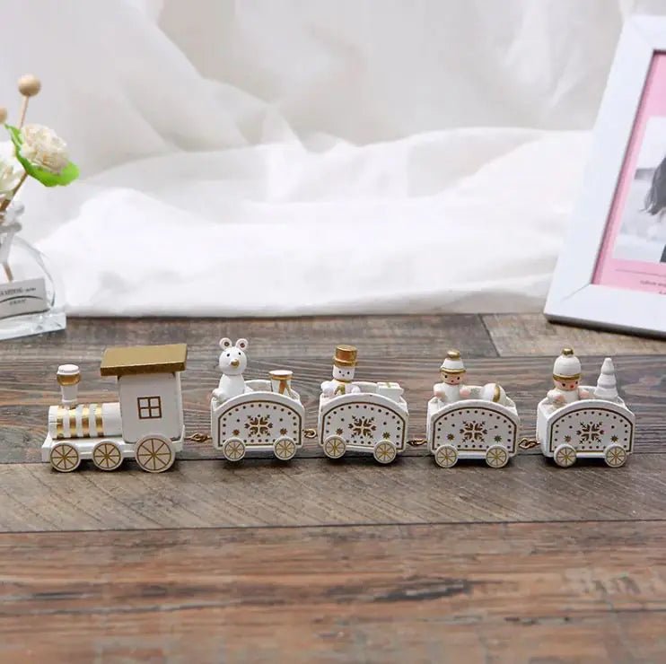 Christmas Ornament Wooden Train - M&O supplier