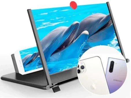 Pull - Out Phone Screen Magnifier with Foldable Stand - M&O supplier